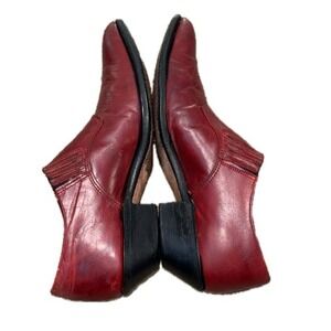 CODE WEST Vintage 80s Red Leather‎ Western Boots | Sz 6.5